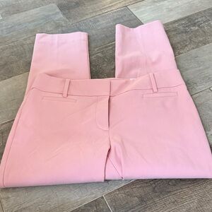 LOFT riviera julie fit Pink cropped Pants